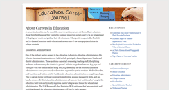 Desktop Screenshot of educationcareerjournal.com